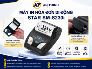 Máy In Hóa Đơn Di Động Star Micronics SM-S230i