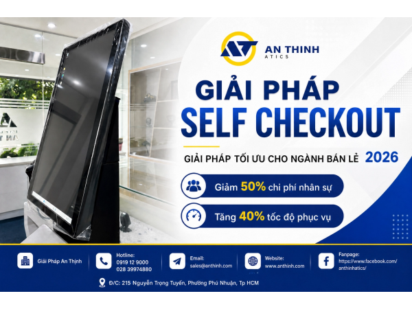 Giải pháp Self Checkout – Máy POS bán hàng tự động