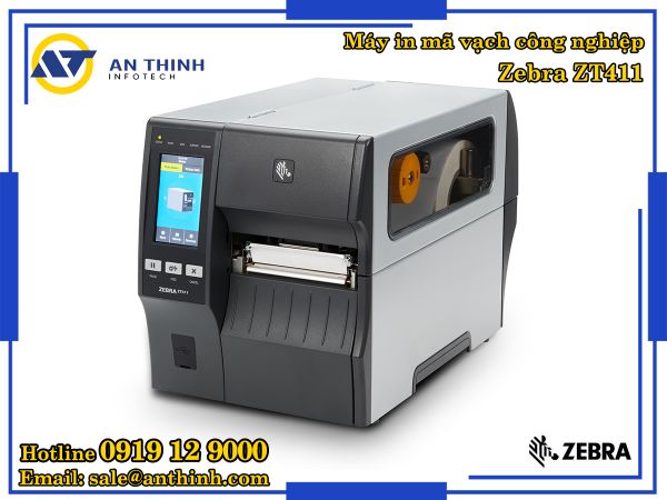 Máy In Mã Vạch Zebra ZT411
